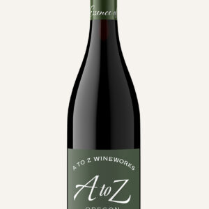 A to Z Pinot Noir on cream background