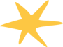 Yellow star decoration
