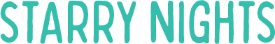Starry Nights text graphic