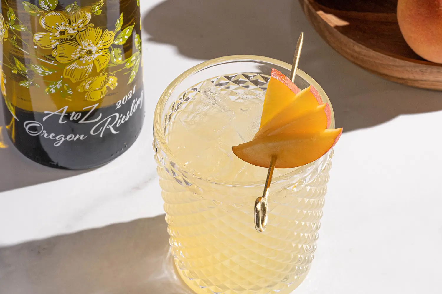 A to Z Wineworks Riesling Peach Cooler