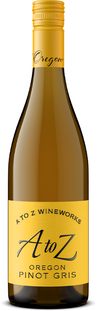 A to Z Pinot Gris bottle shot
