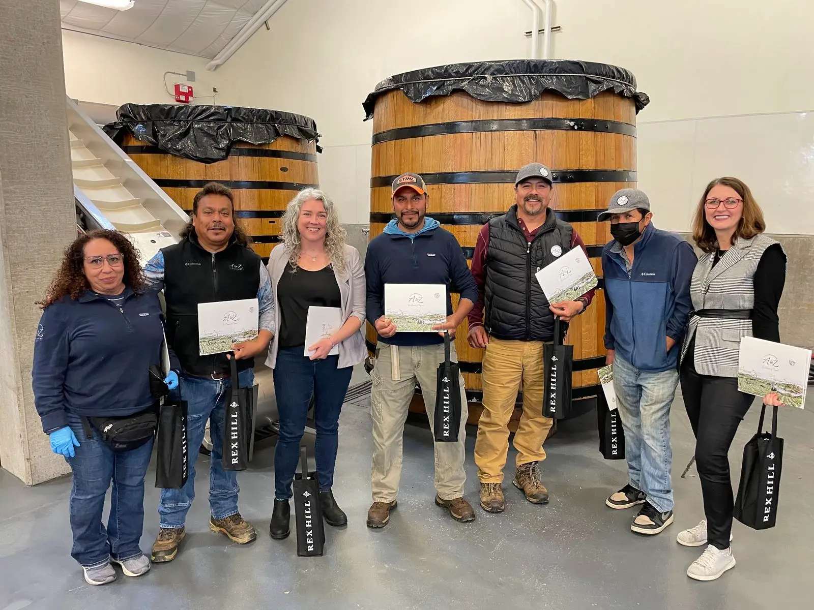 A to Z staff celebrating anniversaries