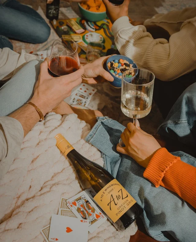 Pick a Pinot to “yes, and” your way through any kind of night. 🍷